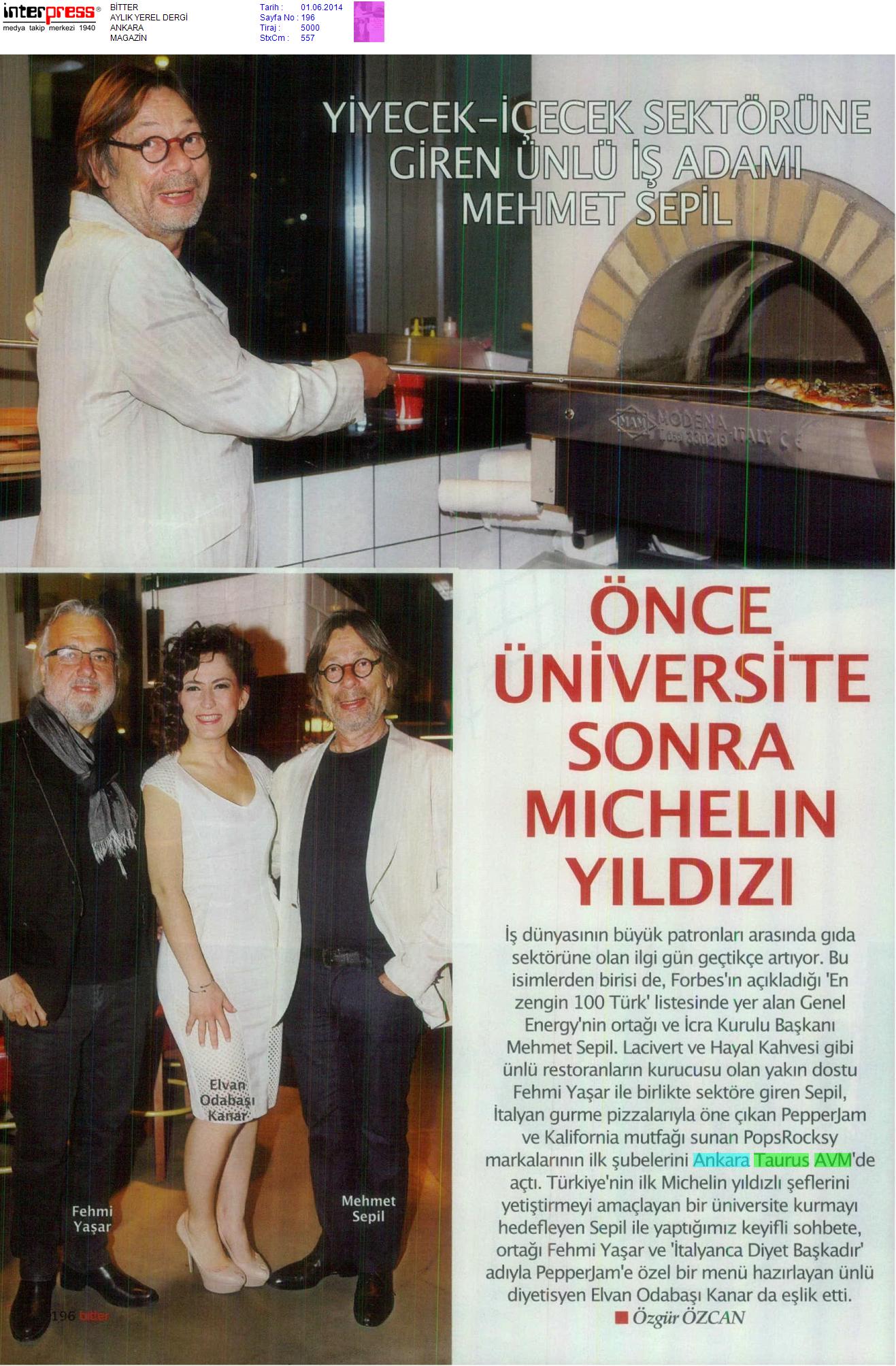 Önce Üniversite Sonra Michelin Yıldızı