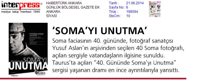 ‘Soma’yı Unutma’