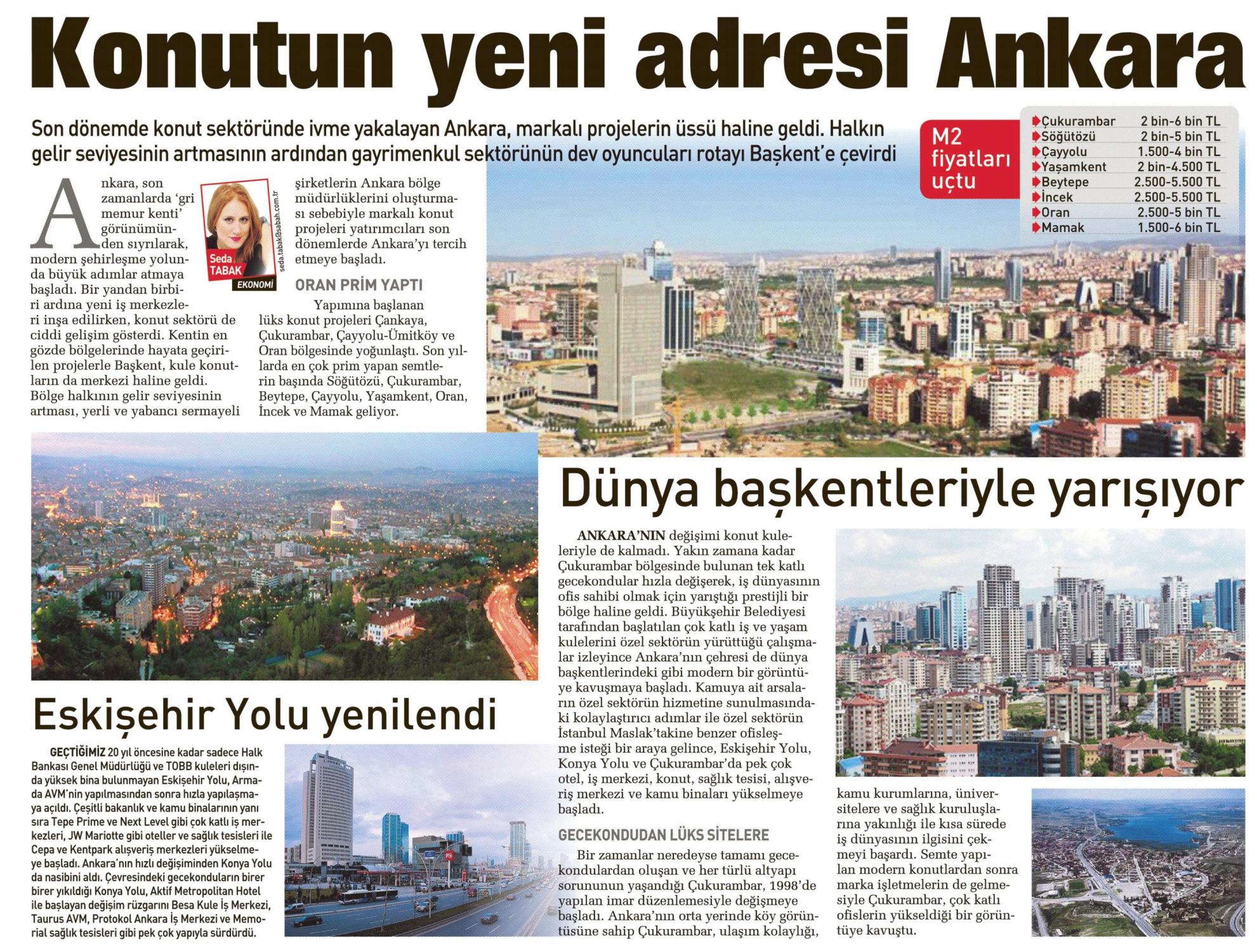 Konutun Yeni adresi Ankara