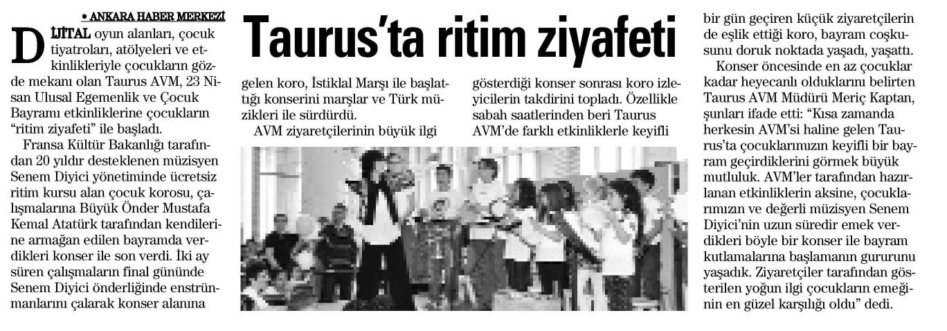 Taurus’ta Ritim Ziyafeti