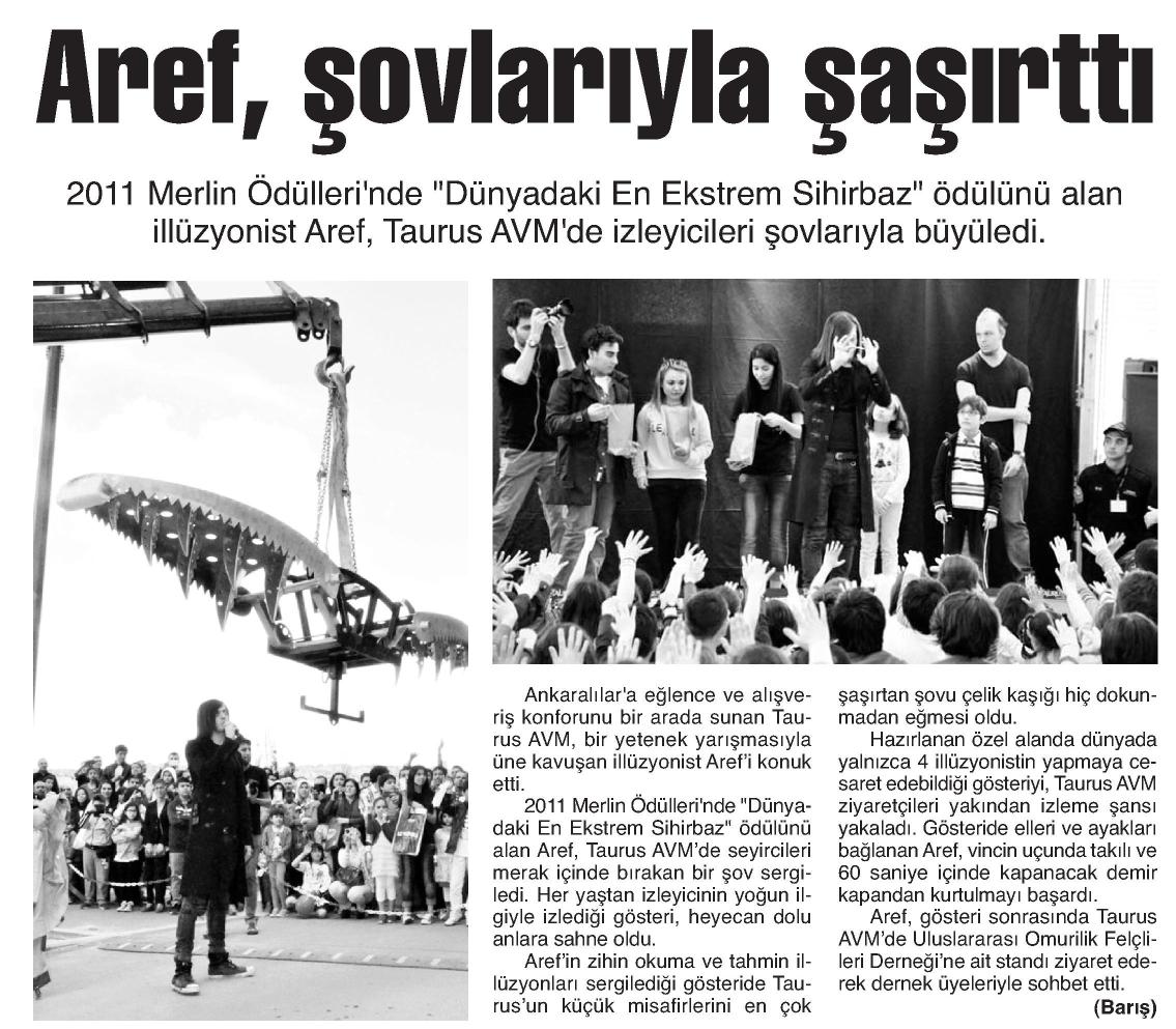 AREF Şovlarıyla Şaşırttı