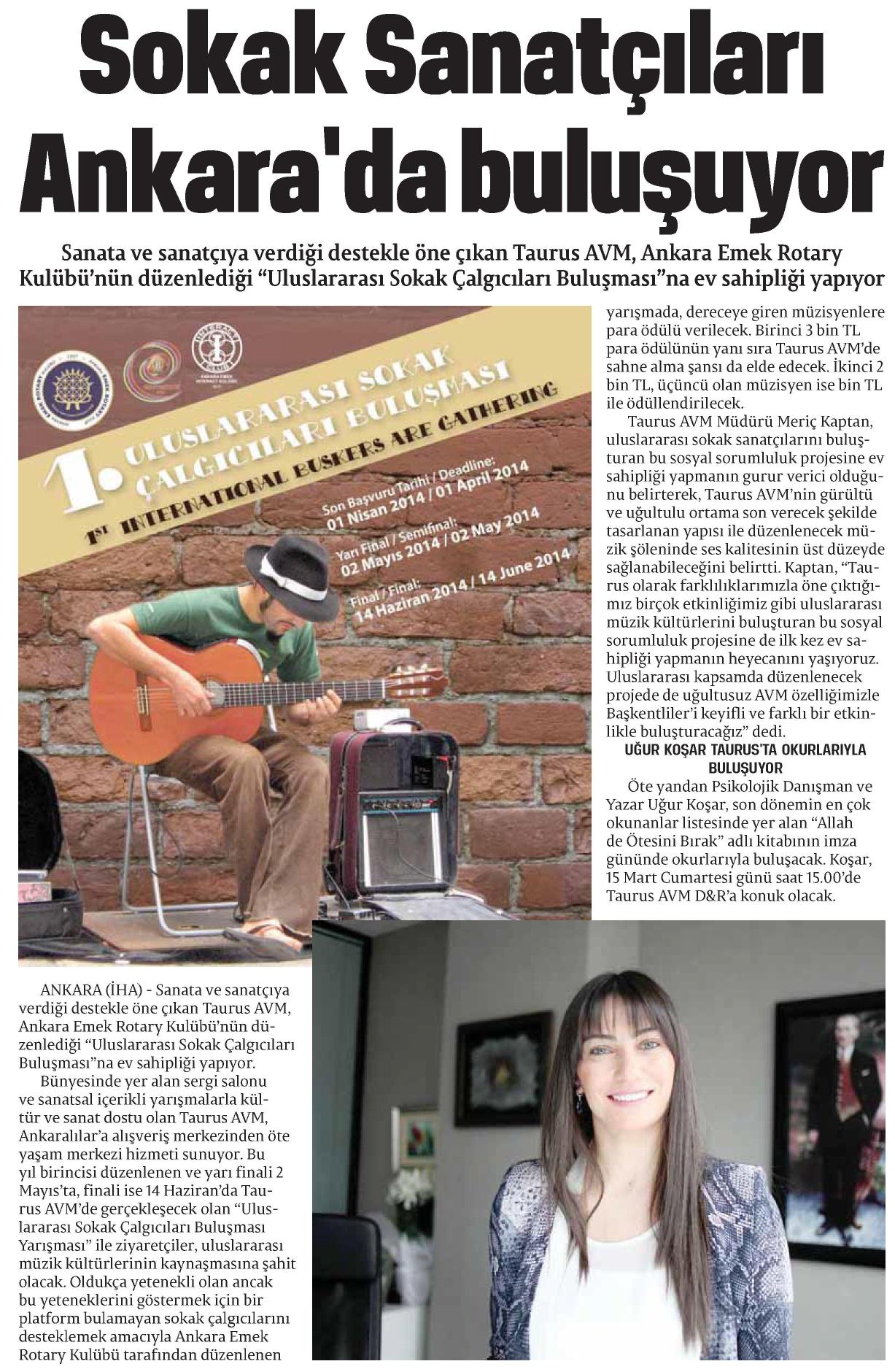 Sokak Sanatçıları Ankara’da!