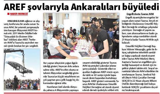 AREF Şovlarıyla Ankaralılar Büyüledi