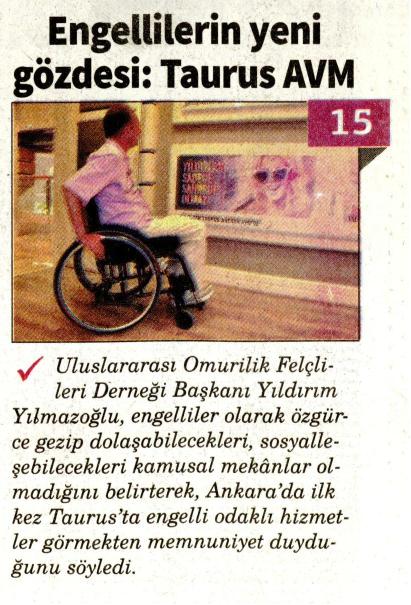 Engellilerin Yeni Gözdesi : Taurus AVM