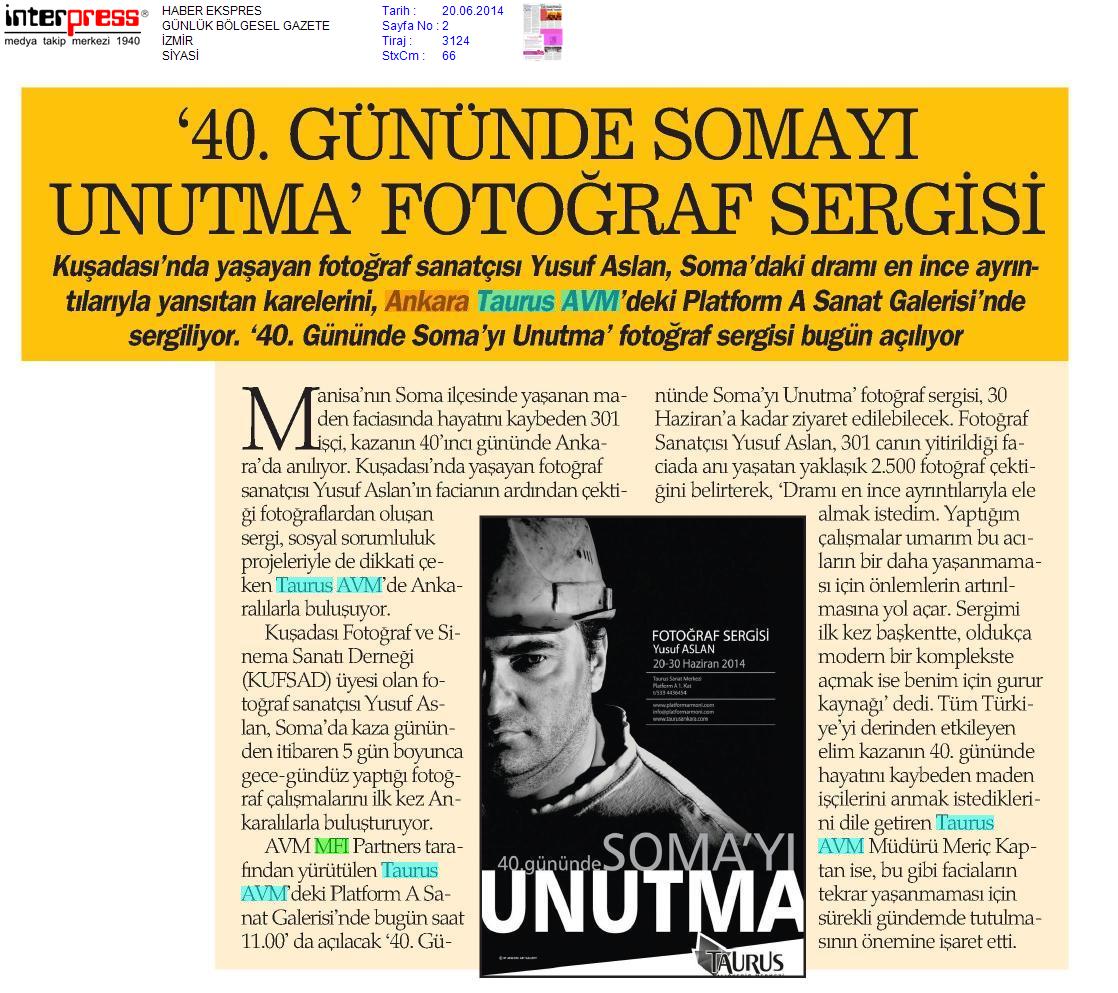 40. Gününde Somayı Unutma Fotoğraf Sergisi