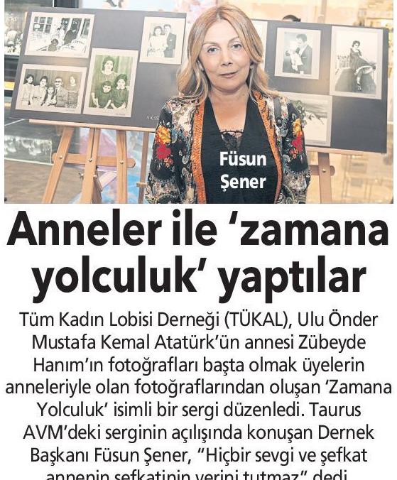 ANNELER İLE ZAMANA YOLCULUK’ YAPTILAR