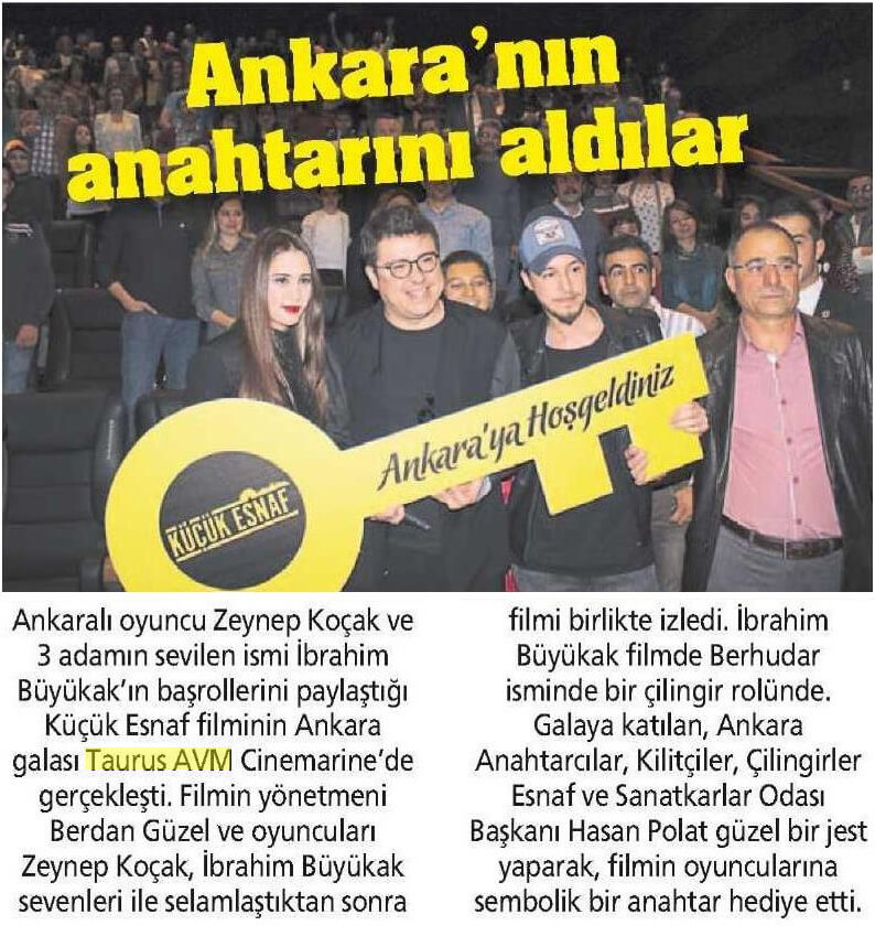 Ankara’nın Anahtarını Aldılar