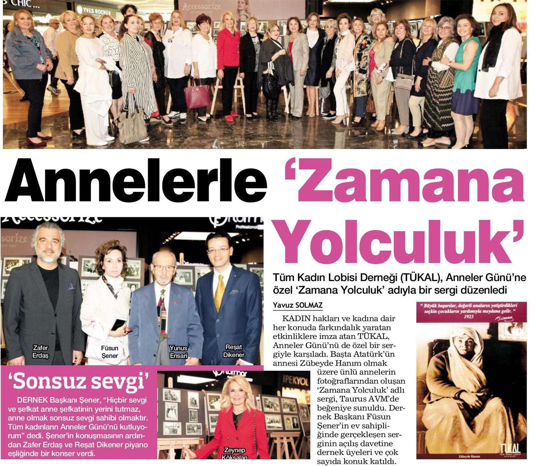 ANNELER ZAMANA YOLCULUK’ YAPIYOR