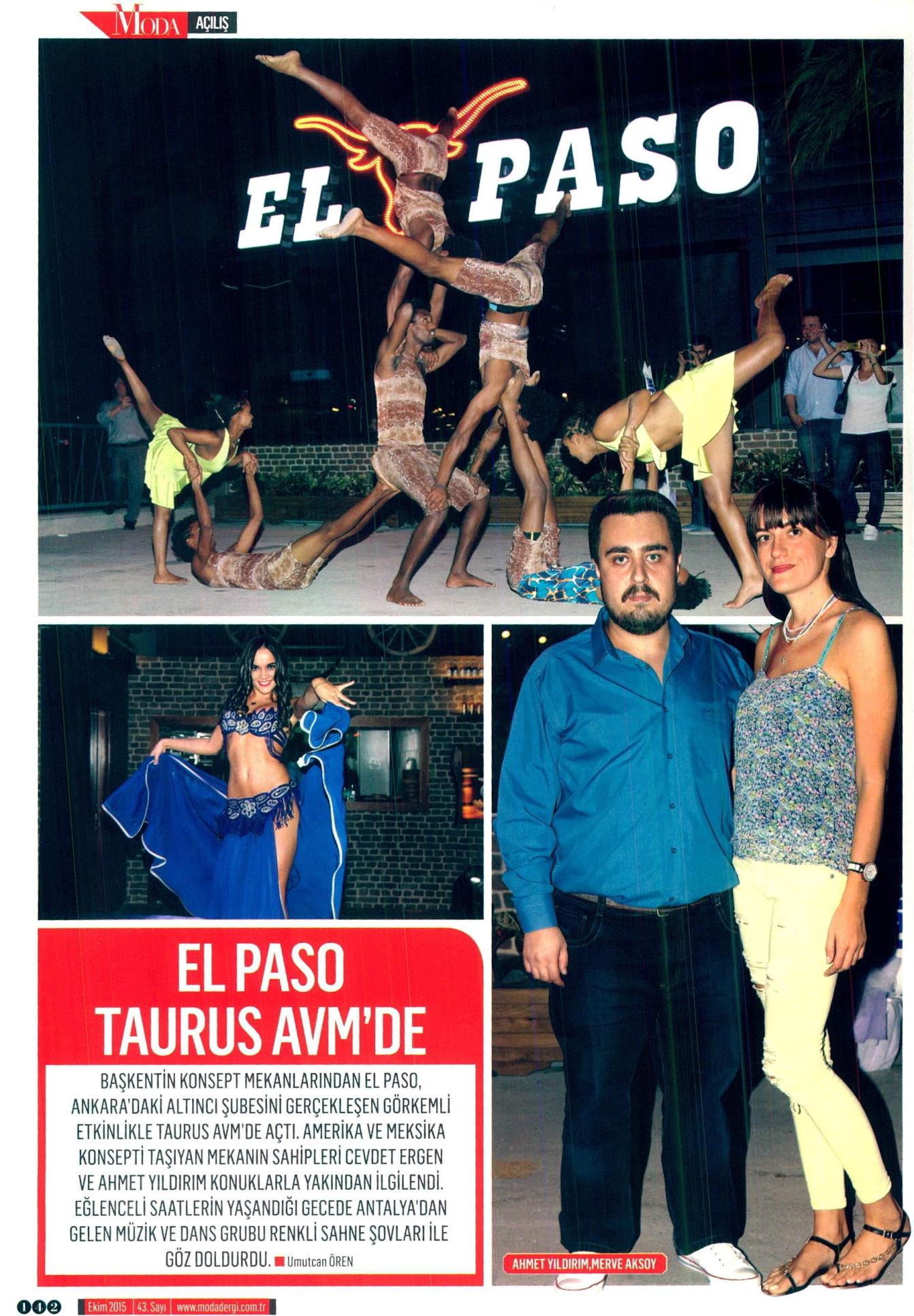 ” El Paso Taurus’ta!”