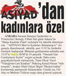 “Asiyad’dan Özel Etkinlik”