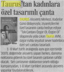 “Taurus’tan Kadınlara Özel Tasarımlı Çanta”