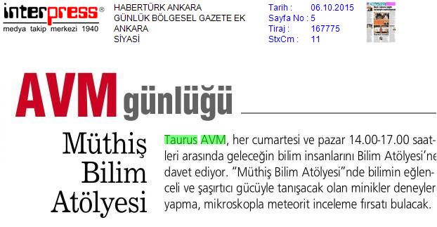 “Müthiş Bilim Atölyesi”