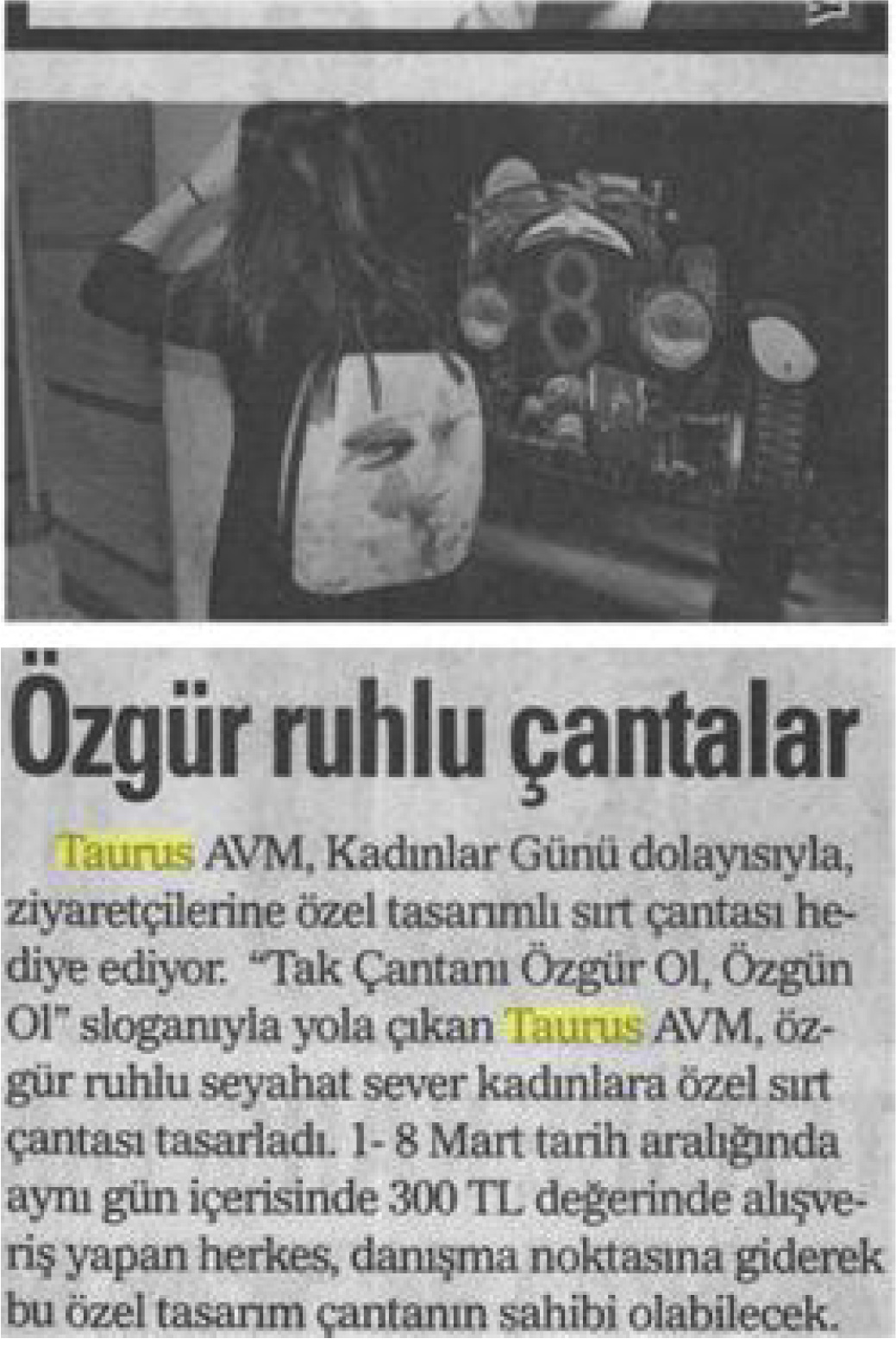 “Özgür Ruhlu Çantalar”
