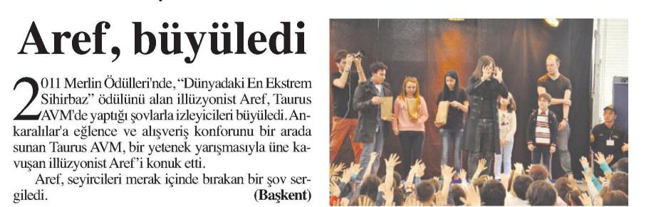Aref Büyüledi