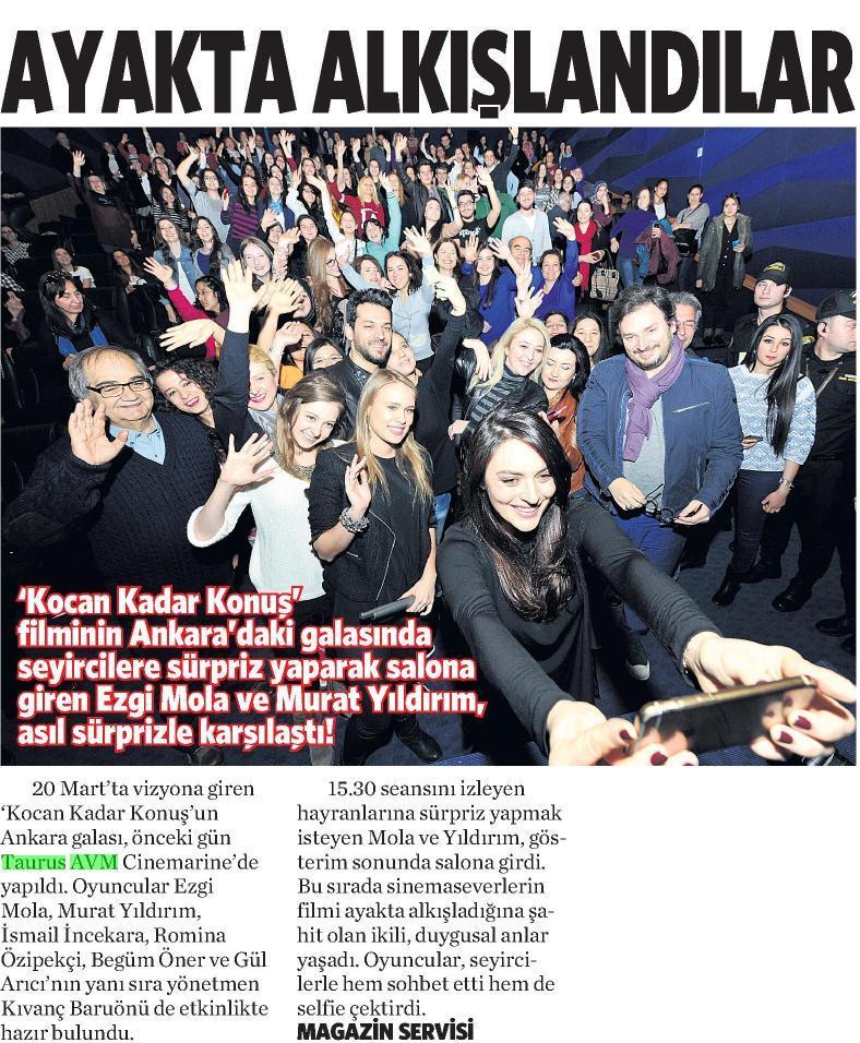 Ayakta Alkışlandılar